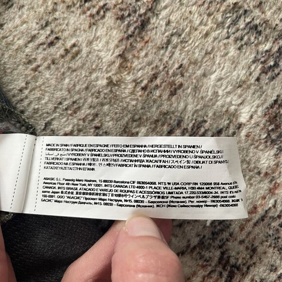 Desigual Sheer Chiffon Colorful Print Blouse Sz M Spain Boho Tribal Aztec Bishop - Picture 8 of 11